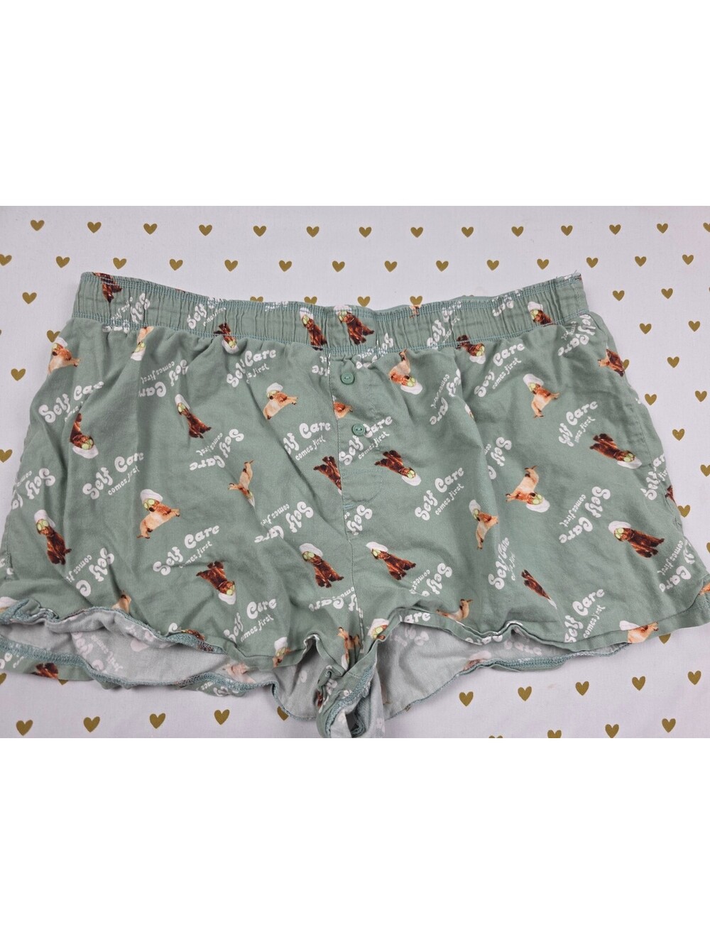 Victorias Secret PINK Dogs Medium Sleep Shorts Boxers Pajama Bottoms